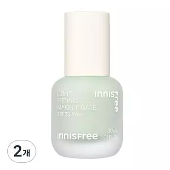 Innisfree light fitting makeup base 30ml, 2 pieces, 02 green