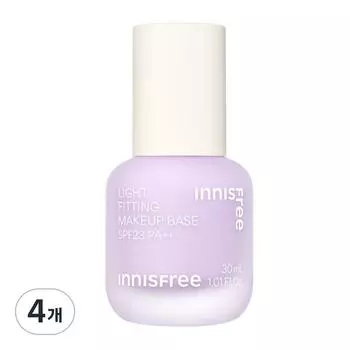Innisfree Легкая основа под макияж 30 мл, 4 шт., 01 Фиолетовый
