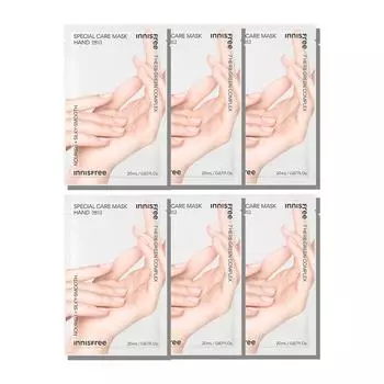 Innisfree Маска Special Care [Рука] 20 мл 6 листов, корейская косметика