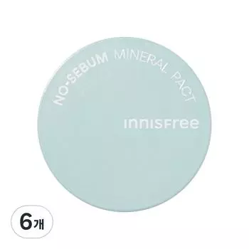 Innisfree Минеральная пудра No Sebum 8,5 г, 6 упаковок