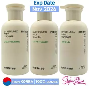 [INNISFREE] My Perfumed Body - Очищающее средство для тела 330 мл (1шт) #Green Tangerine