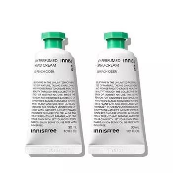 Innisfree My Perfumed Hand Cream 30 мл [03 Peach Cider] 2 шт., Корейская косметика