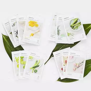 Innisfree My Real Squeeze Mask EX 20мл 13шт + одна (1) Бесплатный подарок Корея Маска