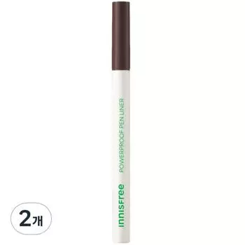 Innisfree New Power Proof Pen Liner 0,6 г, нет. 2 коричневых, 2 шт.