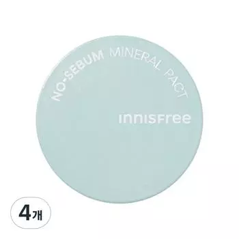 Innisfree No Sebum Mineral Pact 8.5g, 4 packs