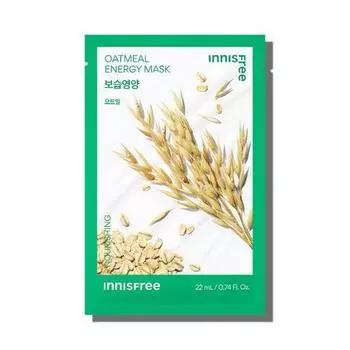 Innisfree Oatmeal Energy Mask 1 sheet,Korean mask pack