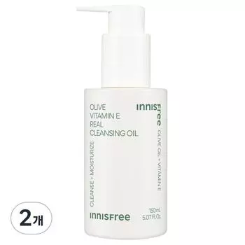 Innisfree Olive Vitamin E Real Cleansing Oil, 150 мл, 2 шт.