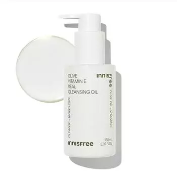 Innisfree Оливковое витаминное масло E Real Cleansing Oil 150 мл, корейская косметика