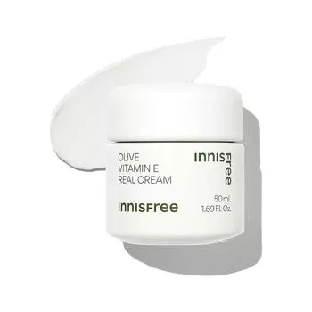 Innisfree Оливковый крем с витамином Е Real Cream 50 мл, корейская косметика