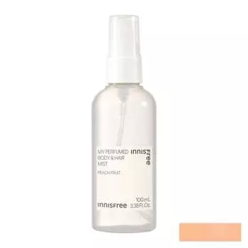 innisfree Парфюмированный спрей для тела и волос с персиковым фруктом 100 мл [Оригинальный продукт] Спрей для тела Спрей для волос Аромат Расслабляющий мужской спрей