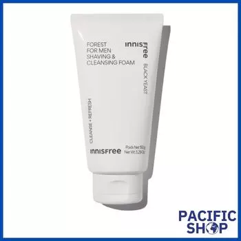 [Innisfree] Пена для бритья и очищения для мужчин Forest 150 г