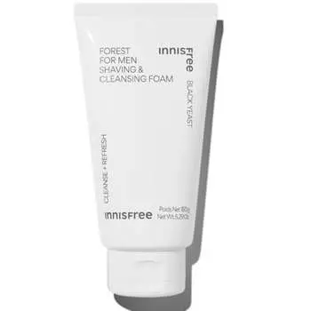 [Innisfree] Пена для бритья и очищения Forest for Men 150 г [Пена для очищения лица] - Genuine Razor Shaving Men Мужская пена для бритья All-in-one Menthol Facia