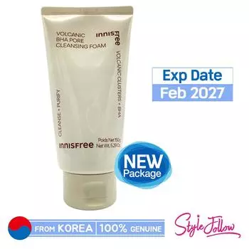 [INNISFREE] Пенка для очищения пор с вулканической кислотой BHA 150 г / 250 г 150g (1pc)