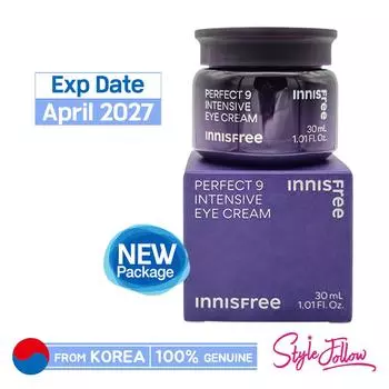 [INNISFREE] Perfect 9 Интенсивный крем для глаз 30 мл 1pc + Sample Gifts