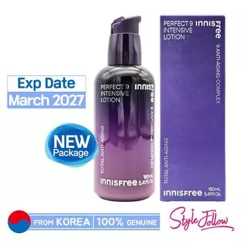 [INNISFREE] Perfect 9 Интенсивный лосьон 160 мл 1pc + Sample Gifts