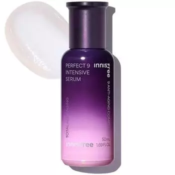 Innisfree Perfect 9 Восстанавливающая сыворотка, 1 шт., 50 мл Популярная корейская косметика