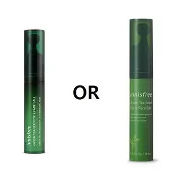 [Innisfree] Шарик для глаз и лица с семенами зеленого чая 10 мл