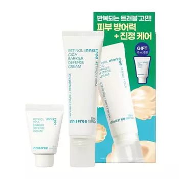Innisfree Retinol Cica Mark Barrier Cream Специальный набор 50мл+15мл