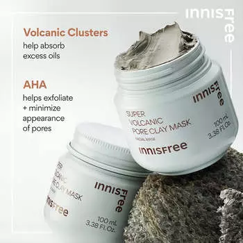 Innisfree Super Volcanic Pore Cleay Mask 100ml AUTHENTIC STORE