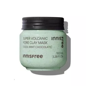 [innisfree] Супервулканическая маска для пор с глиной #Cool Mint Chocolate 100 мл