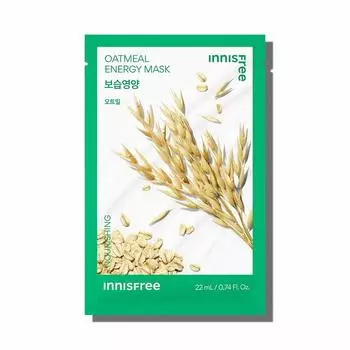 INNISFREE Тканевая энергетическая маска с овсянкой, 1 шт.