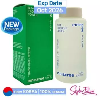 [INNISFREE] Тоник Bija Trouble 170 мл 1pc + Sample Gifts