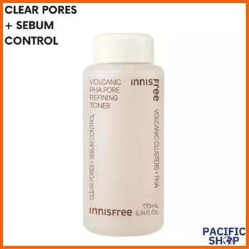 [Innisfree] Тоник для очищения пор Volcanic PHA 170 мл