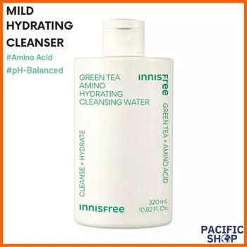 [Innisfree] Увлажняющая очищающая вода с аминокислотами зеленого чая 320 г