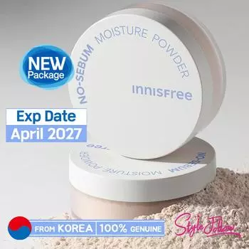 [INNISFREE] Увлажняющая пудра без кожного сала, 5 г 1pc + Sample Gifts