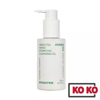 [Innisfree] Увлажняющее очищающее масло с аминокислотами зеленого чая, 150 мл 150ml
