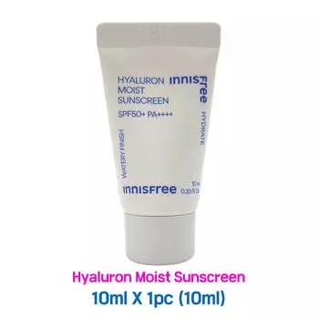 [INNISFREE] Увлажняющий солнцезащитный крем с гиалуроном 10 мл (SPF50 + / PA ++++) Образец 1pc + Sample Gifts