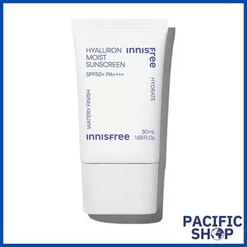 [Innisfree] Увлажняющий солнцезащитный крем с гиалуроном SPF50+ PA++++ 50 мл