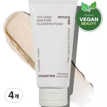 Innisfree Volcanic Colarch Pore Baha Очищающая пенка, 150г, 4 Известная корейская косметика, популярные продукты
