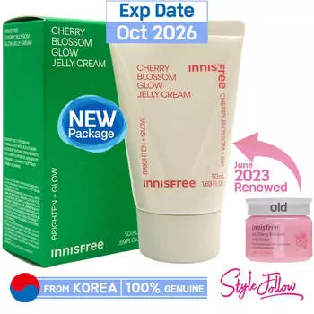 [INNISFREE] Желе-крем Cherry Blossom Glow 50 мл 1pc + Sample Gifts