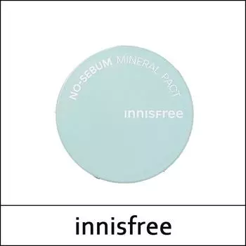[иннисфри] (тт) No Sebum Mineral Pact 8.5g / Контроль за отсутствием кожного сала