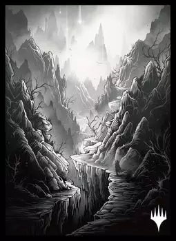 Innistrad Midnight Hunt Eternal Night Mountain B Protector Card Sleeve 80 Pieces 67 x 92mm MTG