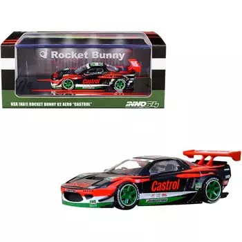 Inno Models Honda NSX ROCKET BUNNY V2 AERO Concept Livery Completed Product 1/64 (NA1) ``CASTROL IN64-NSXP-CAS