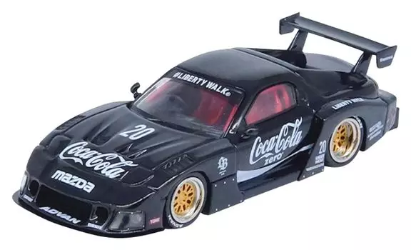 Inno Models Mazda RX7 Super Silhouette Black Готовый продукт 1/64 (ФД3С) LB-РАБОТЫ