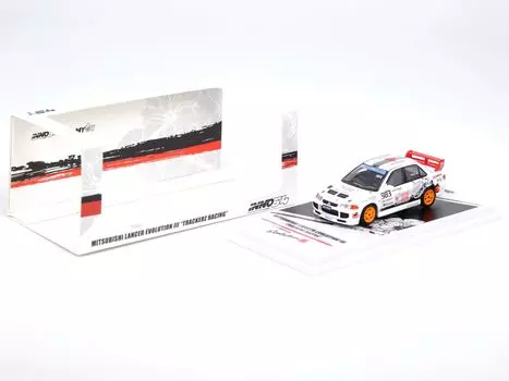 Inno Models Mitsubishi Lancer Evolution III TRACKERZ RACING Завершенный продукт 1/64