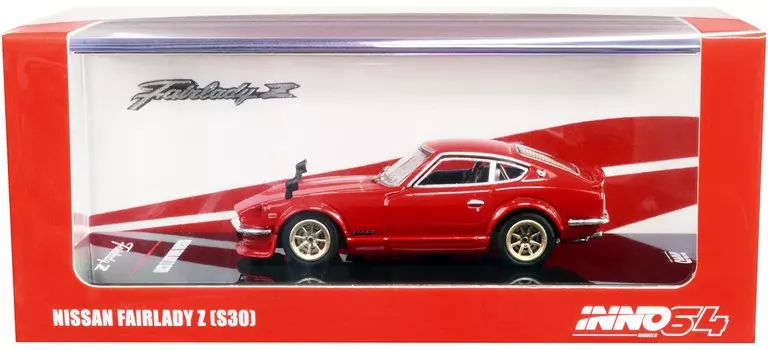 Inno Models Nissan Fairlady Z Red Готовый продукт 1/64 (S30) IN64-240Z-КРАСНЫЙ