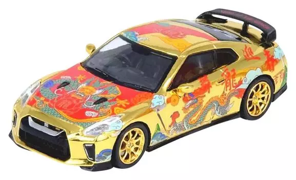 Inno Models Nissan Год Дракона Китайский Новый год 2024 Ограниченная модель Готовый продукт 1/64 GT-R (Р35)