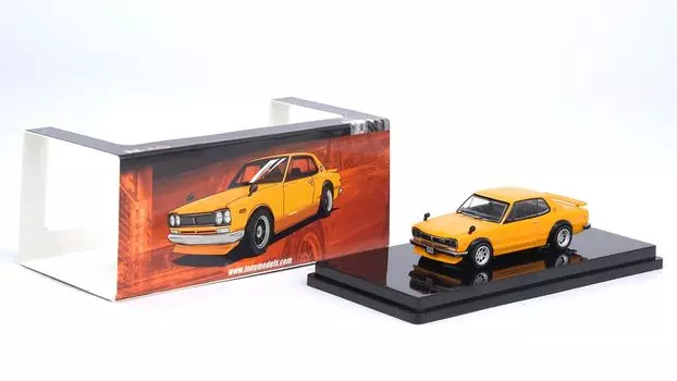 Inno Models Nissan Skyline 2000 Orange Malaysia Diecast Expo 2023 Event Limited Model Finished Product 1/64 GT-R (KPGC10) оранжевый