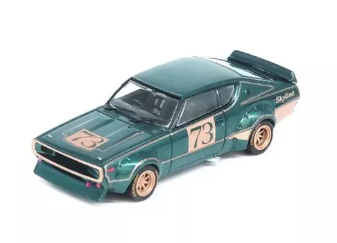 Inno Models Nissan Skyline 2000 Racing Concept Green Готовый продукт 1/64 GT-R (KPGC110) зелёный