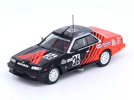 Inno Models Nissan Skyline 2000 Turbo ADVAN JTCC 1987 Кендзи Вада Готовое изделие 1/64 RS-X (ДР30) #26 Такахаши/Такао