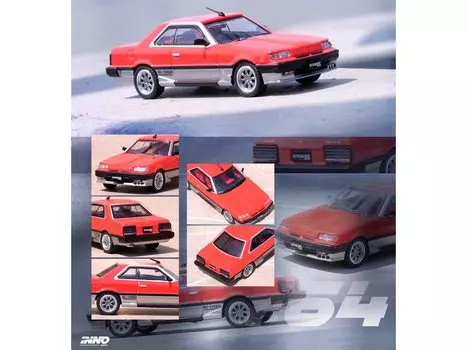 Inno Models Nissan Skyline 2000 TURBO Готовый продукт 1/64 RS-X (ДР30) Красный/Серебряный красный