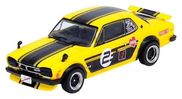 Inno Models Nissan Skyline 2000 Желтый Готовый продукт 1/64 GT-R (KPGC10)