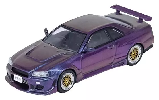 Inno Models Nissan Skyline R34 GTT Magic Purple Interntional MotorXpo Hong Kong 2022 Event Limited Модель Готовый продукт 1/64