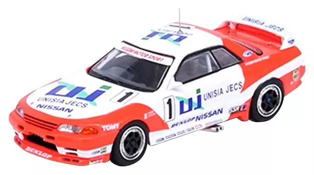 Inno Models Nissan Skyline UNISIA JECS JTC 1993 Fukuyama Завершенный продукт 1/64 GT-R R32#1 M. Хасеми/Х.