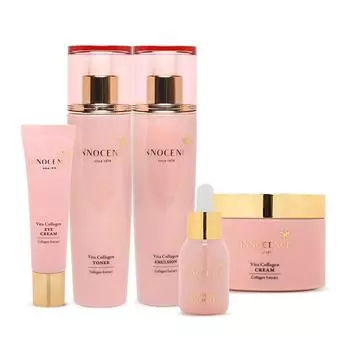 Innocence Collagen Cosmetics Basic Cosmetics 5-piece Set Women’s Skin Lotion Mother’s Gift