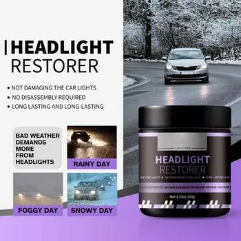 Innovative Headlight Repair Lotion 100g Car Headlight Repair Lotion Headlight Restoration Lotion Headlight Coating Lotion Car United States